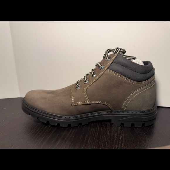 NWOB Rockport Weather Or Not Plain Toe Waterproof Nubuck Boots Breen Mens 7.5W main image 7